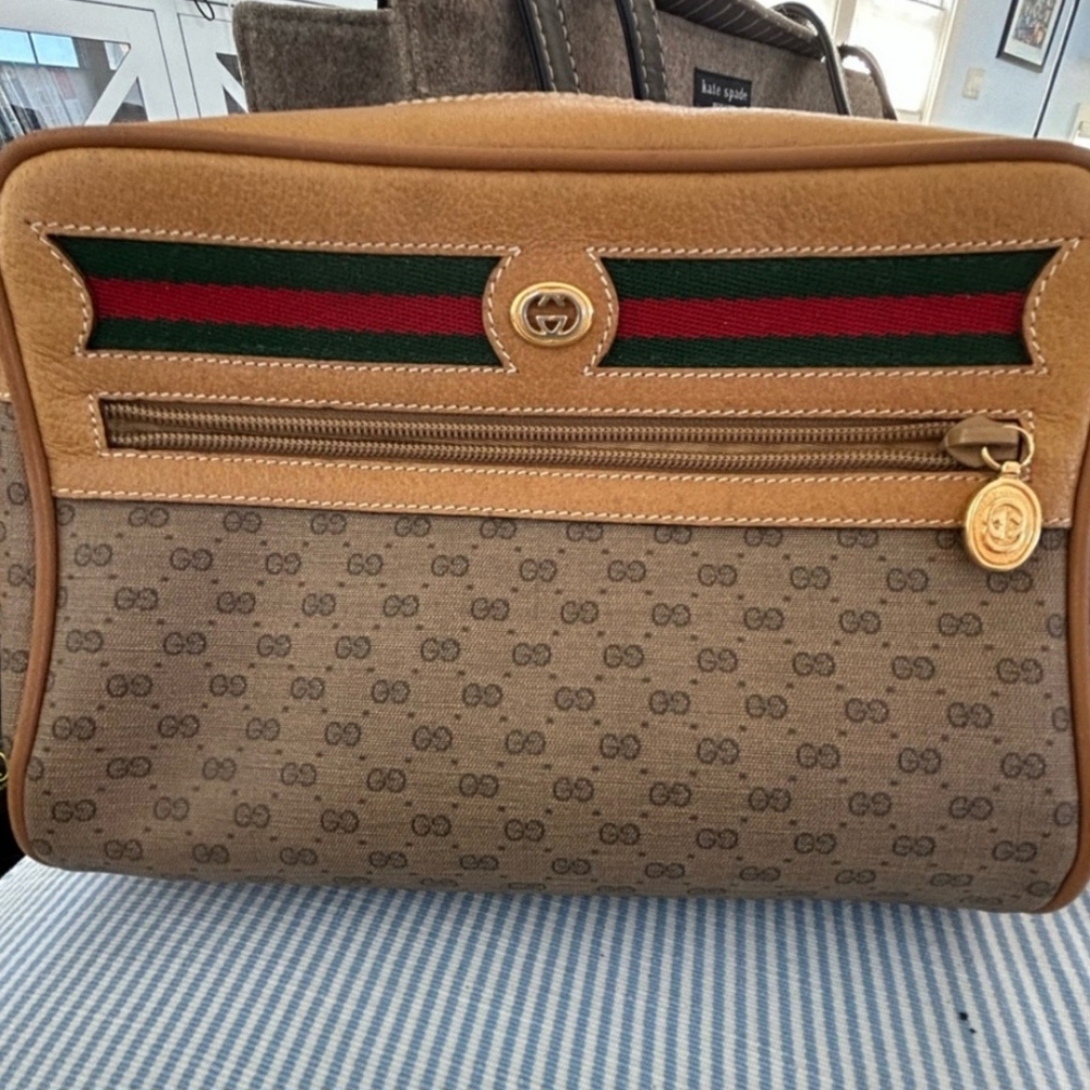 Gucci Tan and Brown Bag